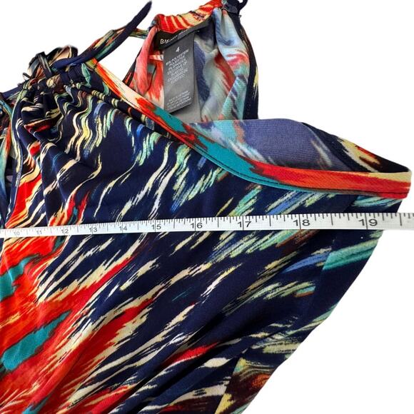 Bisou Bisou Maxi Halter Dress in Multi-Color Print - Picture 13 of 14